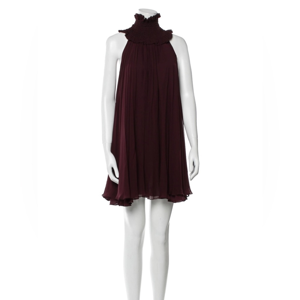 Caroline Constas Silk Mini Dress